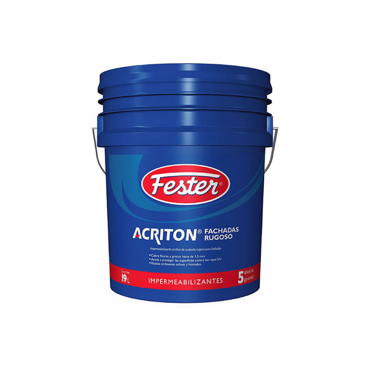 ACRITON FACHADAS RUGOSO BLANCO 19L
